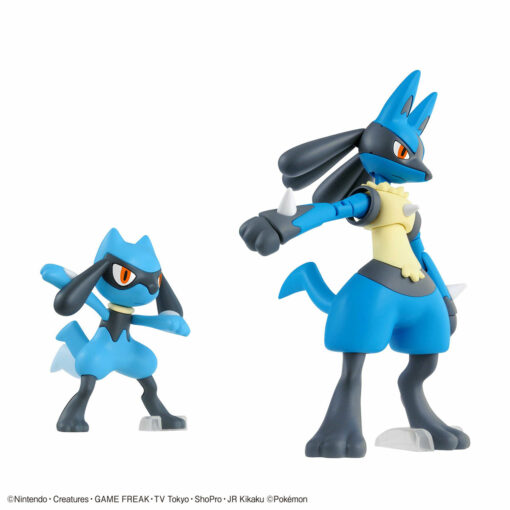 Pokemon Plamo 44 Riolu et Lucario