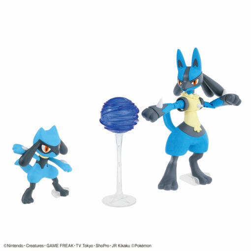 Pokemon Plamo 44 Riolu et Lucario – Image 5