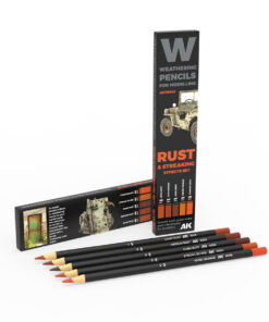 AK Interactive - Weathering Pencils - Rust and Streaking Effects Set