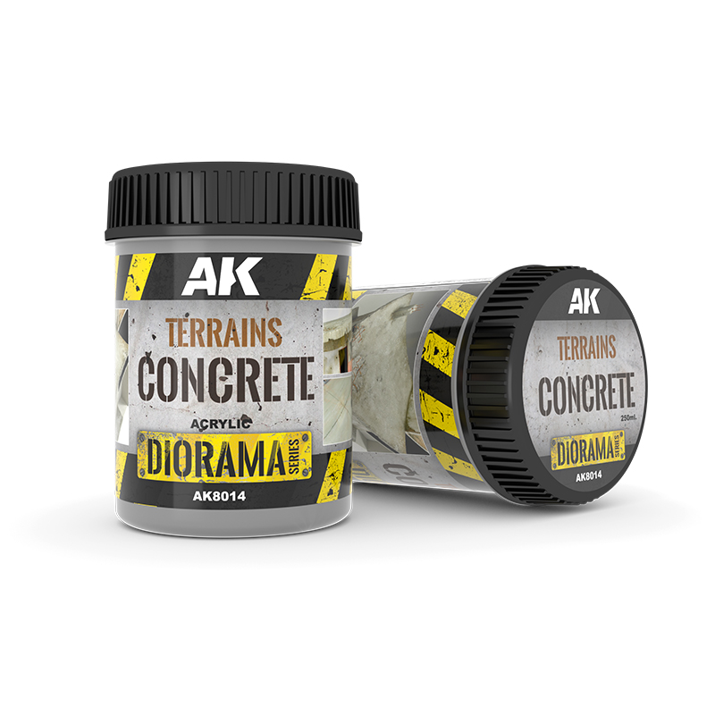 Diorama Series - Terrains Concrete AK8014 250ml